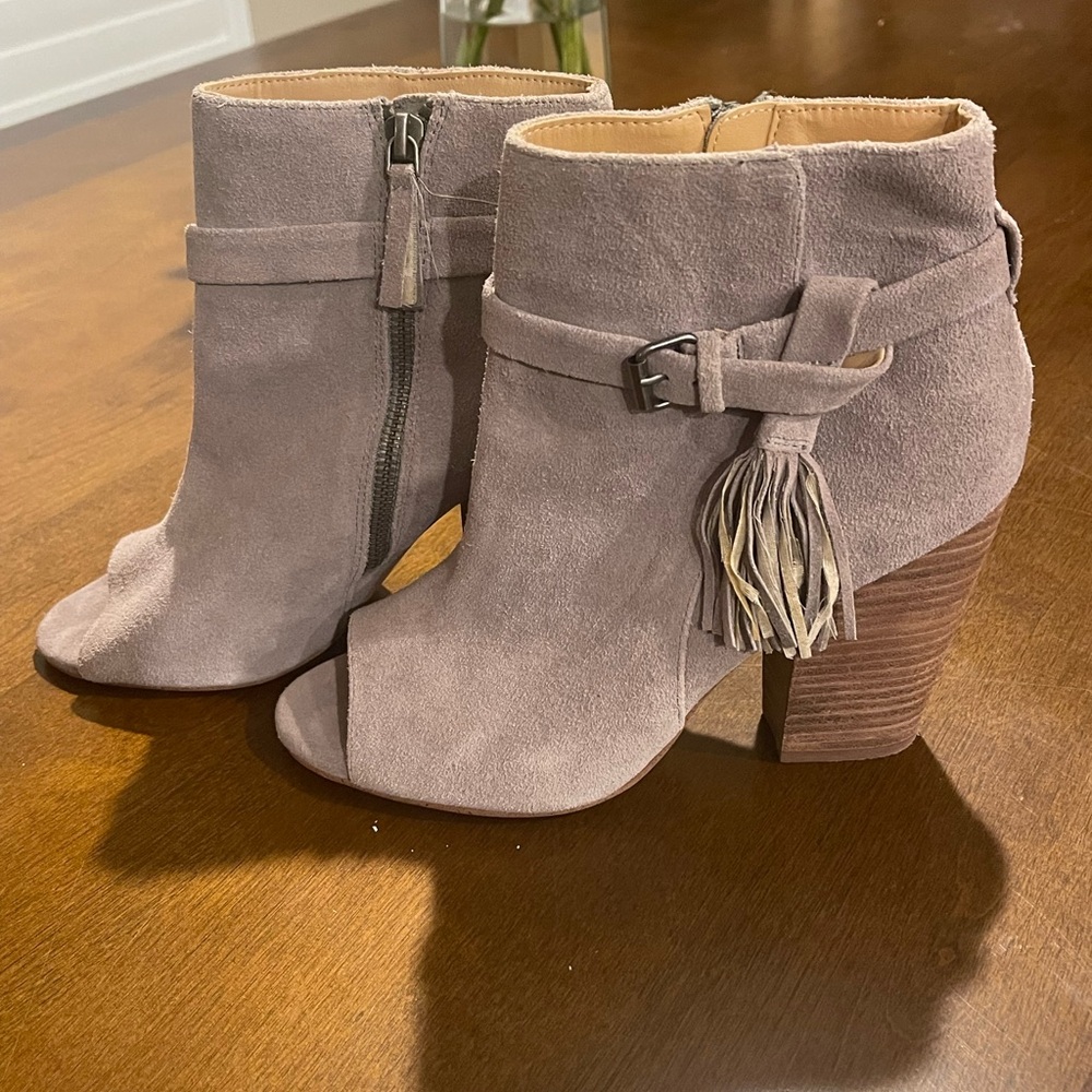 Joe's Jeans Light Brown Suede Ankle Boots
